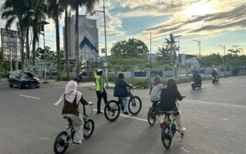Urai Kemacetan Sore Hari, Ditlantas Polda Sulbar Berikan ki Pelayanan Terbaik di Tiga Titik Padat Kendaraan