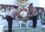 Jelang Hari Bhayangkara, Kapolres Bulukumba Pimpin ki  Ziarah dan Tabur Bunga di TMP Taccorong