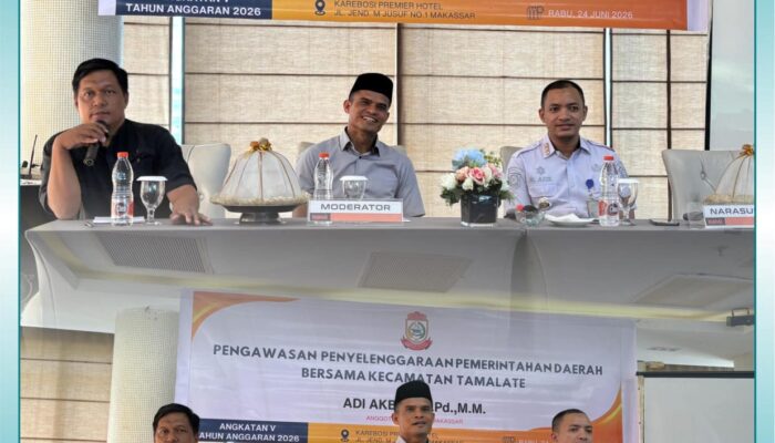 Tauwwa, Camat Tamalate Jadi Pemateri ki pada Kegiatan Pemda Kota Makassar