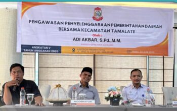Tauwwa, Camat Tamalate Jadi Pemateri dalam Kegiatan Pengawasan Penyelenggaraan Pemerintahan Daerah