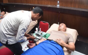 Tauwwa 59 Kantong Darah Terkumpul pada  Bakti Kesehatan Polres Bulukumba Sambut Hari Bhayangkara ke-80