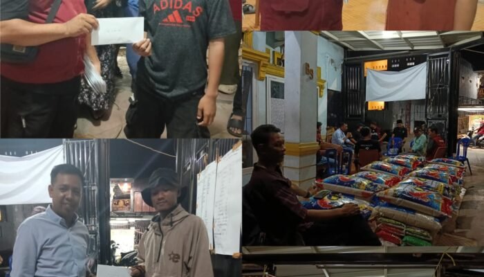 Tauwwa, Lurah Mangasa Posko Bersama untuk Salurkan Bantuan Logistik untuk Korban Kebakaran di Jl. Sultan Alauddin 3 Makassar