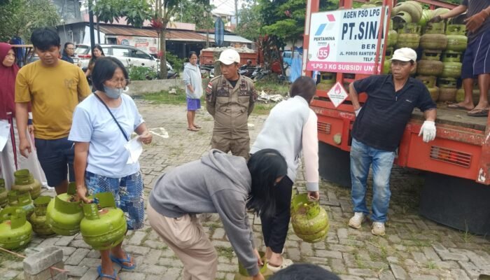 Cocok ki, Pemerintah Daerah Gelar Operasi Pasar Gas Elpiji 3 Kilogram di Toraja Utara