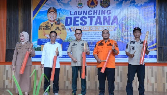 Sekda Sulbar Launching ki Desa Tangguh Bencana