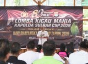 Kapolda Sulbar Buka Lomba Kicau Mania, Semarak Hari Bhayangkara ke-80