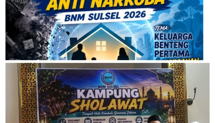 BNM Sulsel Gelar ki Festival Poster 2026,di Hari Anti Narkoba 