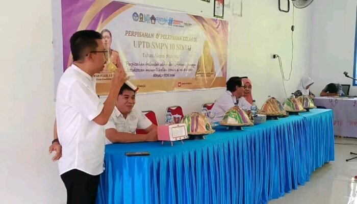 “Perpisahan Adalah Awal”, Pesan Inspiratif Muhammad Adli Arifin untuk Siswa Kelas IX SMPN 10 Tellulimpoe
