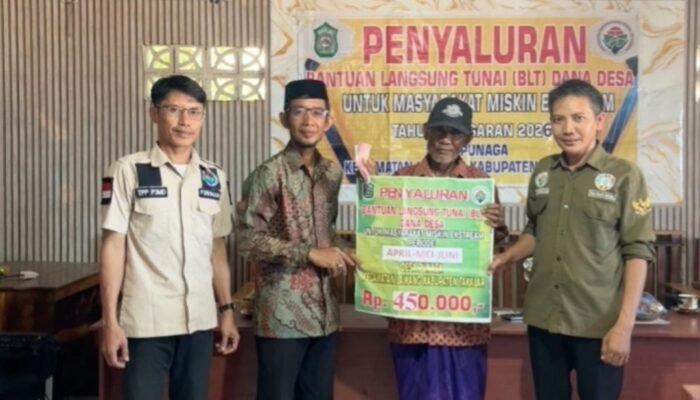 Porei..!! Pemdes Punaga Salurkan, 13 KPM BLT Dana Desa Triwulan II 2026