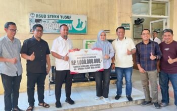 Pasca Kebakaran, RSUD Syekh Yusuf dapat Ki Bantuan Keuangan 1 Miliar dari Pemprov Sulsel