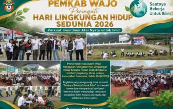 Pemkab Wajo Peringati Hari Lingkungan Hidup Sedunia 2026, Perkuat Komitmen Aksi Nyata untuk Iklim