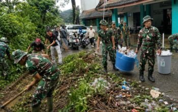 Kodim 1406/Wajo Bersama Pemda Turun Tangan Wujudkan Lingkungan Bersih dan Sehat