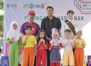 Annemi Kutayang, Bersama Bunda Forum Anak, Bupati Bantaeng Resmikan Children Car Free Day dan Market Day 