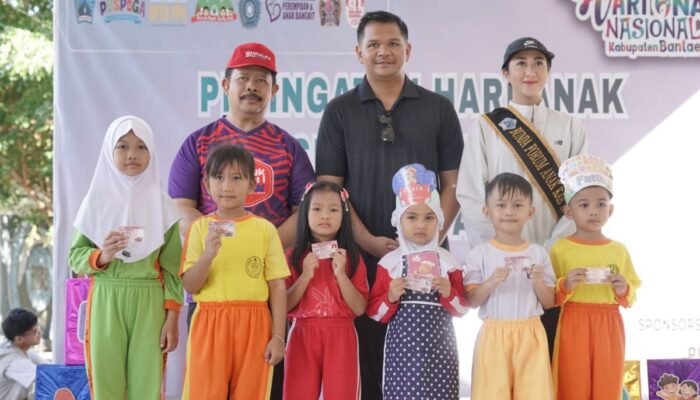 Annemi Kutayang, Bersama Bunda Forum Anak, Bupati Bantaeng Resmikan Children Car Free Day dan Market Day 