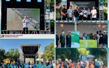 Tauwwa, Camat Tamalate Launching “Jelajah Sampah” dan Serahkan Armada Kebersihan