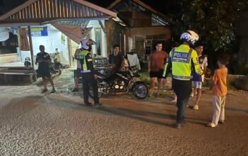 Prioritaskan Keamanan dan Keselamatan Malam Hari, Ditlantas Polda Sulbar Masifkan ki Patroli di Titik Rawan