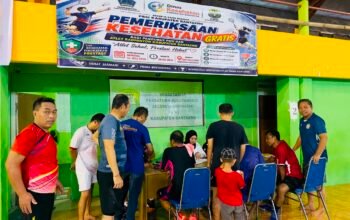 Inneji Tawwa, Dinkes dan PBSI Bantaeng Gelar Pemeriksaan Kesehatan Gratis untuk 139 Atlet 