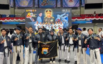 Kontingen Taekwondo Polda Sulsel Raih ki 9 Medali pada Kejuaraan Kapolri Cup Banten 2026