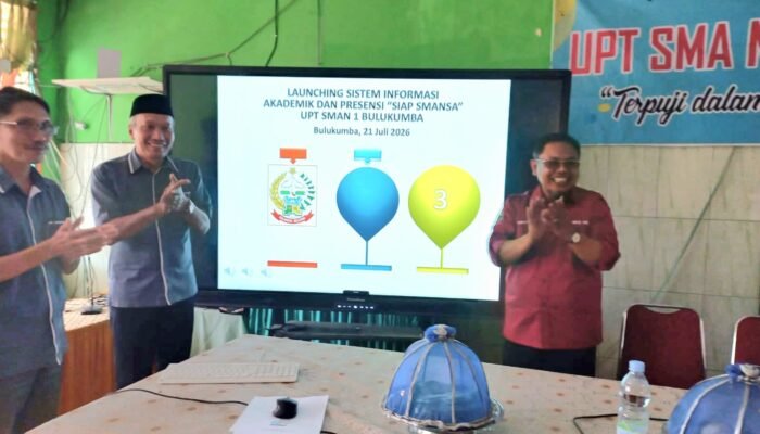 Mantap, SMAN 1 Bulukumba Luncurkan ki Presensi Digital, Tingkatkan Disiplin Administrasi Sekolah