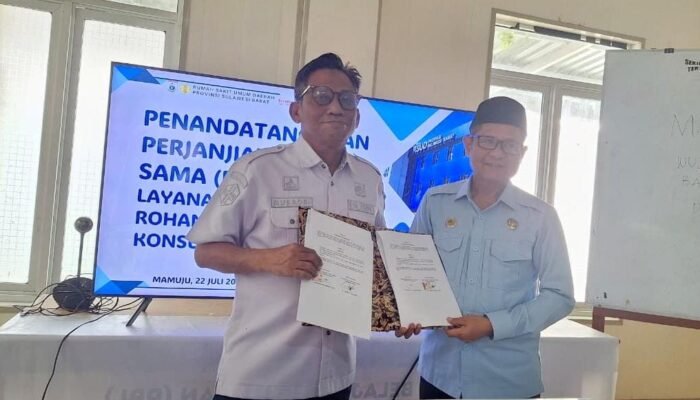 RSUD Sulbar dan Kemenag Mamuju Teken PKS Tingkatkan ki Pelayanan Keagamaan