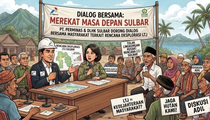 PT. PERMINAS dan DLHK Sulbar Dorong ki Dialog Bersama Masyarakat Terkait Rencana Eksplorasi LTJ