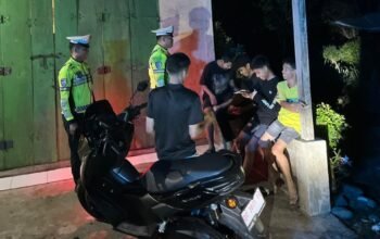 Patroli Rutin Malam Polantas Polda Sulbar: Pendekatan Humanis Wujudkan ki Rasa Aman dan Tertib Berlalu Lintas