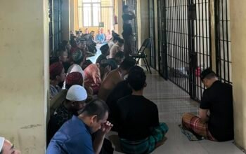 Tahanan Polda Sulbar Rutin ki Ikuti Pembinaan Rohani Sebagai Sarana Introspeksi Diri