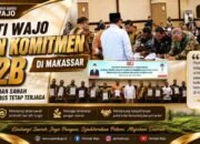 Bupati Wajo Teken Komitmen LP2B di Makassar, Tegaskan Lahan Sawah Produktif Harus Tetap Terjaga