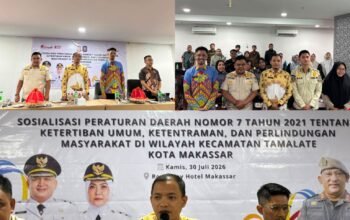 Tauwwa, Camat Tamalate Jadi Pemateri Sosialisasi Perda Ketertiban Umum