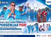 Andi Rosman Ajak Kontingen PGRI Wajo Junjung Sportivitas dan Harumkan Nama Daerah di Porsenijar Sulsel