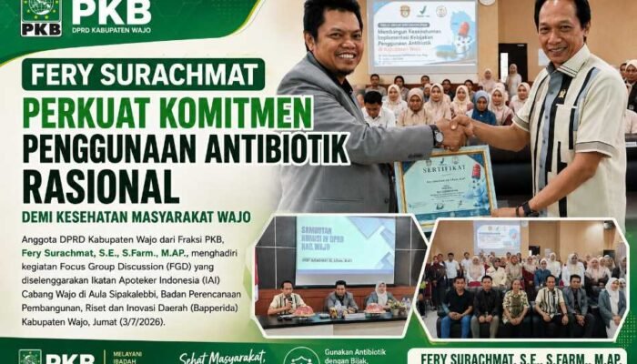 Hadiri FGD IAI Wajo, Fery Surachmat Perkuat Komitmen Penggunaan Antibiotik Rasional Demi Kesehatan Masyarakat Wajo