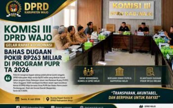 Heboh Isu Pokir Rp263 Miliar di PUPR Wajo, Hasil Rapat: Tak Ada Pokir DPRD