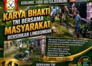 Koramil Sajoanging dan Warga Gotong Royong Bersihkan Parit, Antisipasi Genangan di Lingkungan Jalang