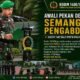 Awali Pekan dengan Semangat Pengabdian, Kasdim 1406/Wajo Pimpin Upacara Bendera
