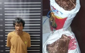 Panggaukangnu! Curi Tembaga 300 Kg, Pria di Bantaeng “Akkadangkang” dan Berlabuh di Tahanan Polisi