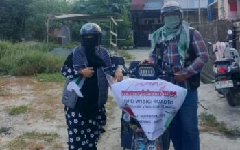Kisah Cinta dan Dakwah di Atas Vespa: Pasutri Sigi Tempuh Jalur Lintas Pulau Demi Hadiri Muktamar V Wahdah Islamiyah