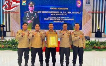 Kapolri Apresiasi Kinerja Pelayanan Publik, Polres Wajo Raih Predikat Prima (A)