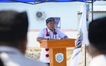 Gubernur Letakkan Batu Pertama Revitalisasi SMAN 2 Tanjung Selor