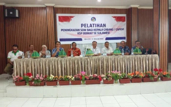 79 Kacab dan Kacapem KSP Berkat se Sulawesi Ikut ki Pelatihan, Ini Pesannya Dr. Andi Makkasau 