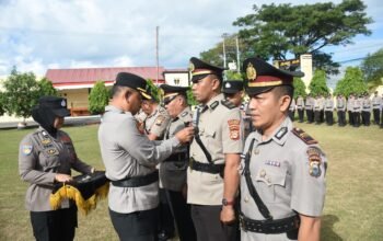 Kapolres Bulukumba Pimpin ki Sertijab Kabag, Kasat, Kapolsek, Kasiwas, dan Pelantikan Kasi Humas