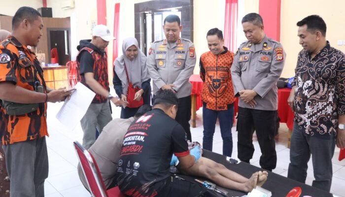 Kapolres AKBP Stephanus Luckyto Buka ki Kegiatan Sunatan Massal, Polres Bulukumba Kerjasama dengan Pemuda Pancasila