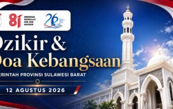 Pemprov Sulbar Gelar ki Zikir dan Doa Kebangsaan, Perkuat Semangat Kemerdekaan dan Persatuan