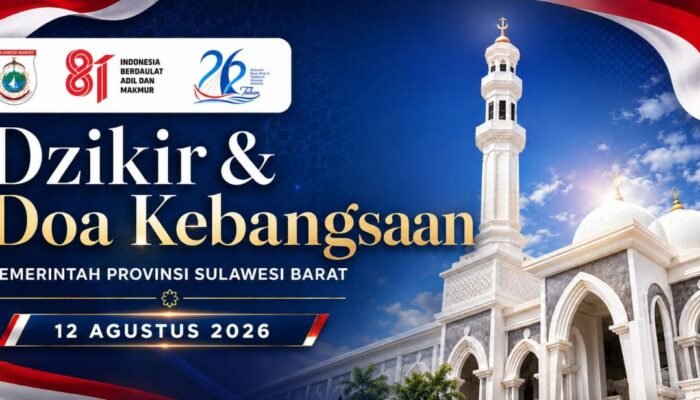 Pemprov Sulbar Gelar ki Zikir dan Doa Kebangsaan, Perkuat Semangat Kemerdekaan dan Persatuan