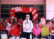 Meriahkan HUT RI, Dharma Wanita Gelar ki Lomba Senam Kreasi TP PKK Bulukumba