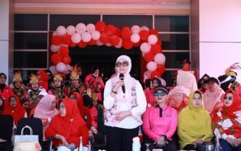 Meriahkan HUT RI, Dharma Wanita Gelar ki Lomba Senam Kreasi TP PKK Bulukumba