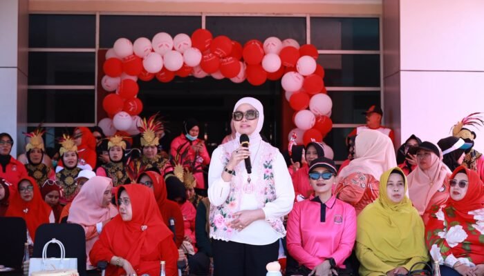 Meriahkan HUT RI, Dharma Wanita Gelar ki Lomba Senam Kreasi TP PKK Bulukumba