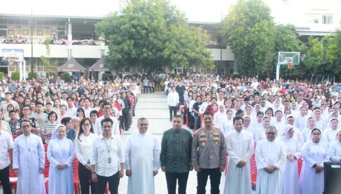 6.000 Umat Katolik Padati Bumi Rajawali Makassar, Perayaan Maria Diangkat ke Surga Penuh Pesan Damai