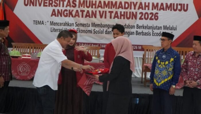 Pembekalan KKN Tematik Literasi Unimaju, Kadis Perpusip Sulbar Harap ki Mahasiswa KKN Jadi Penggerak Literasi di Desa