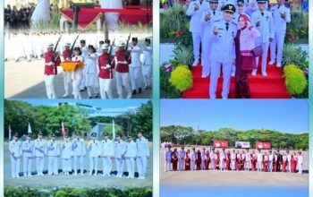 Ikuti ki Upacara Peringatan HUT RI ke-81, Camat Tamalate Ajak Warga Perkuat Persatuan