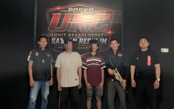 Tindak Cepat URC Polres Pasangkayu, Dua Pelaku Penganiayaan Sajam Diamankan