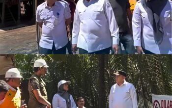 Camat Tamalate Dampingi Wali Kota Tinjau Tauwwa Proses Pembangunan Jembatan Kaccia di Barombong